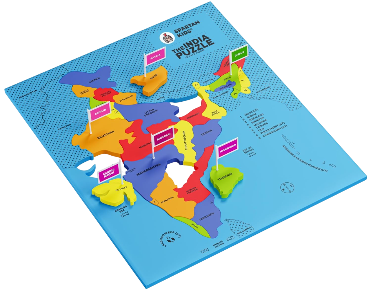 indian map puzzle for kids
