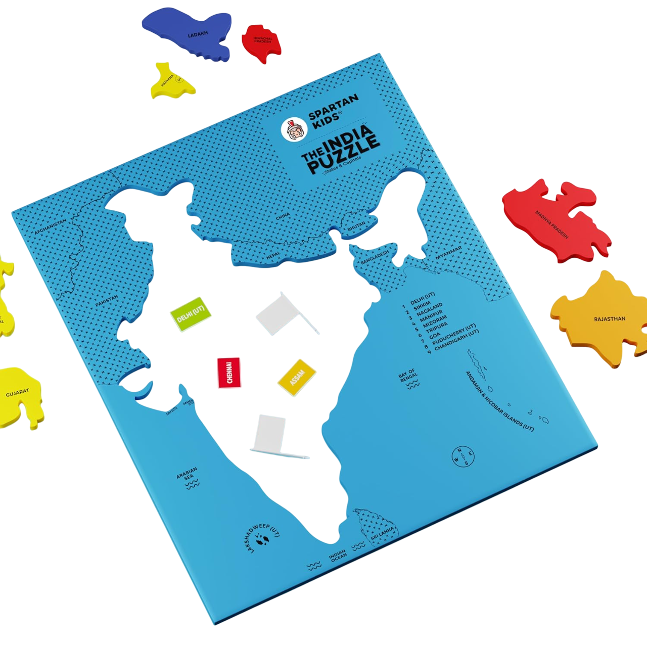 indian map puzzle for kids